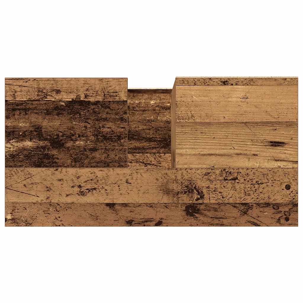 Waschbeckenunterschrank Altholz-Optik 65x33x60 cm Holzwerkstoff