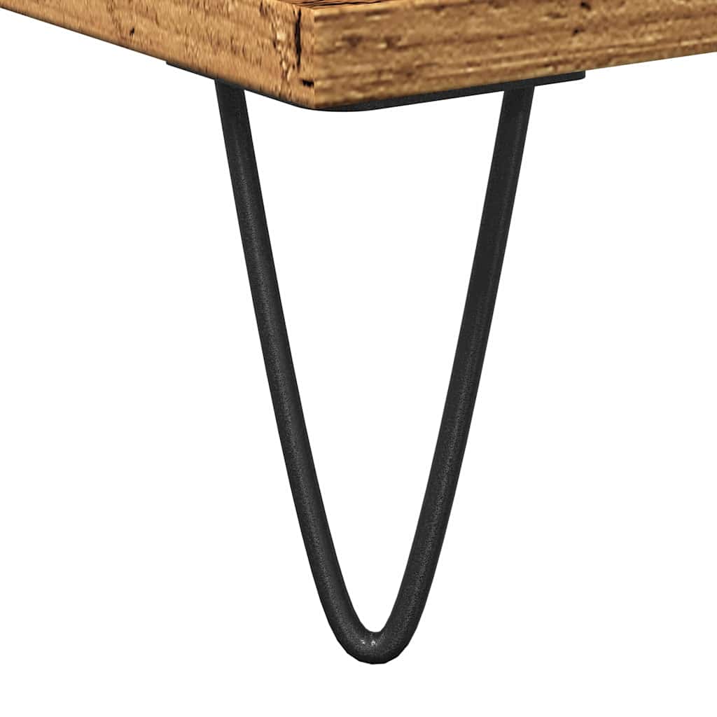 Bathroom cabinet old wood look 80x33x60 cm wood material