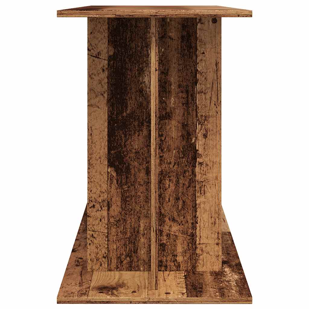 Aquarium stand old wood look 120x40x60 cm wood material