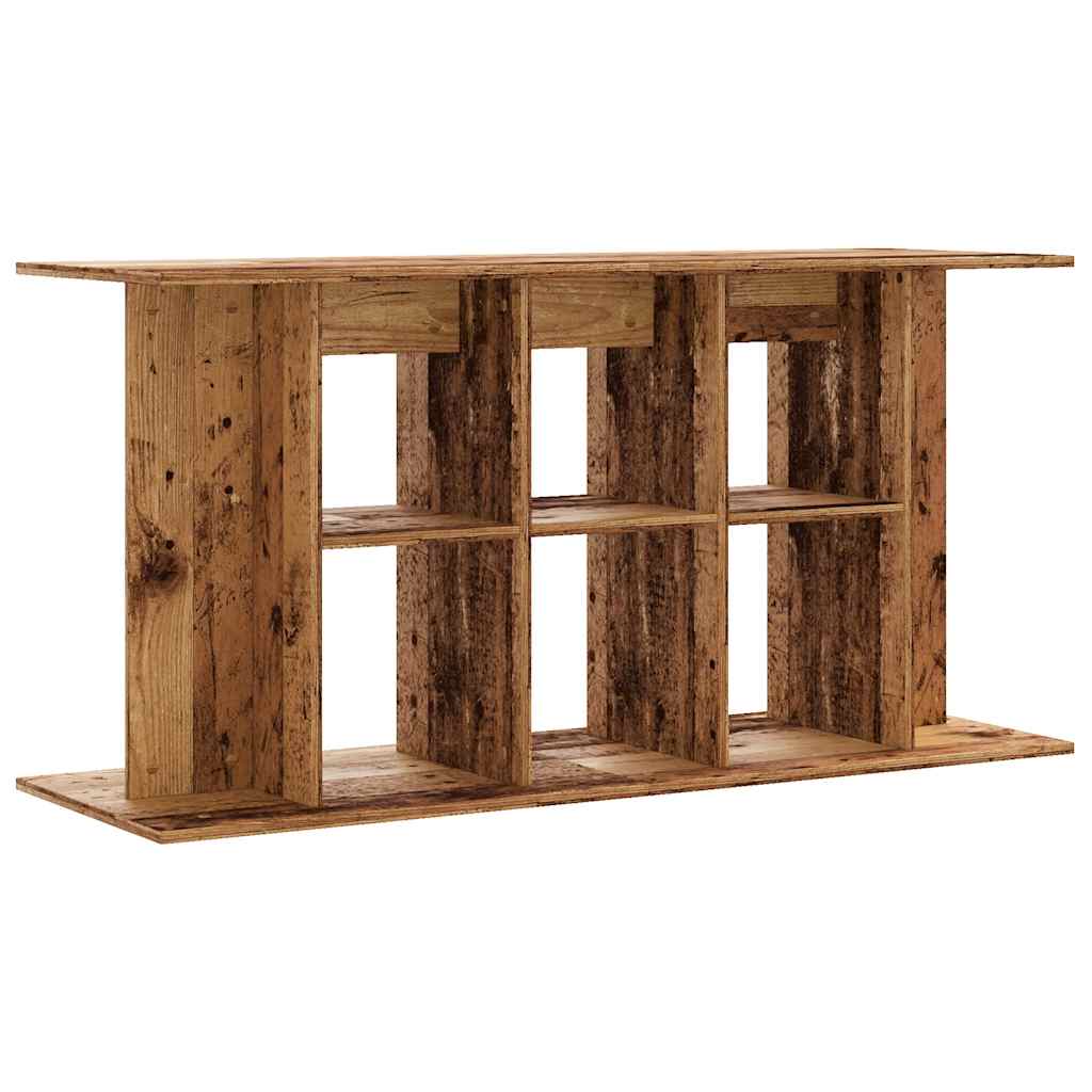 Aquarium stand old wood look 120x40x60 cm wood material