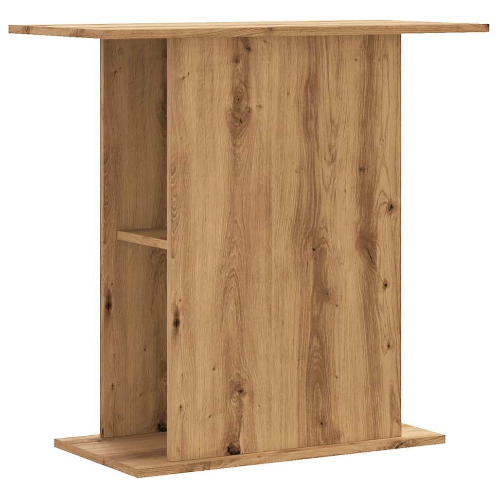 Aquarium Stand Artisan Oak 36x75x72.5 cm Wood Material