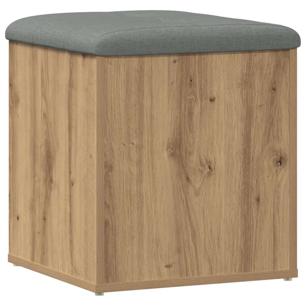 Sitzbank mit Stauraum Artisan-Eiche 42x42x45 cm Holzwerkstoff