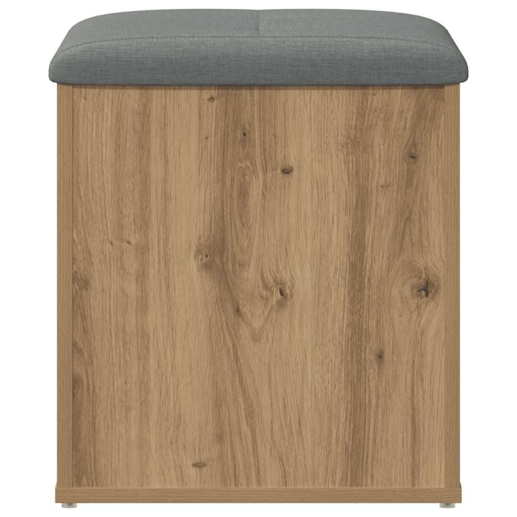 Sitzbank mit Stauraum Artisan-Eiche 42x42x45 cm Holzwerkstoff