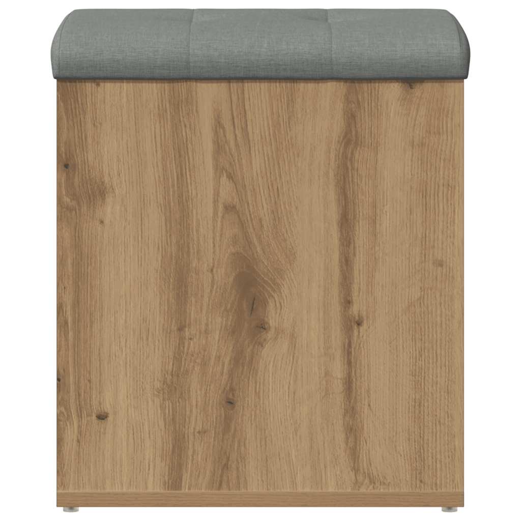 Sitzbank mit Stauraum Artisan-Eiche 42x42x45 cm Holzwerkstoff