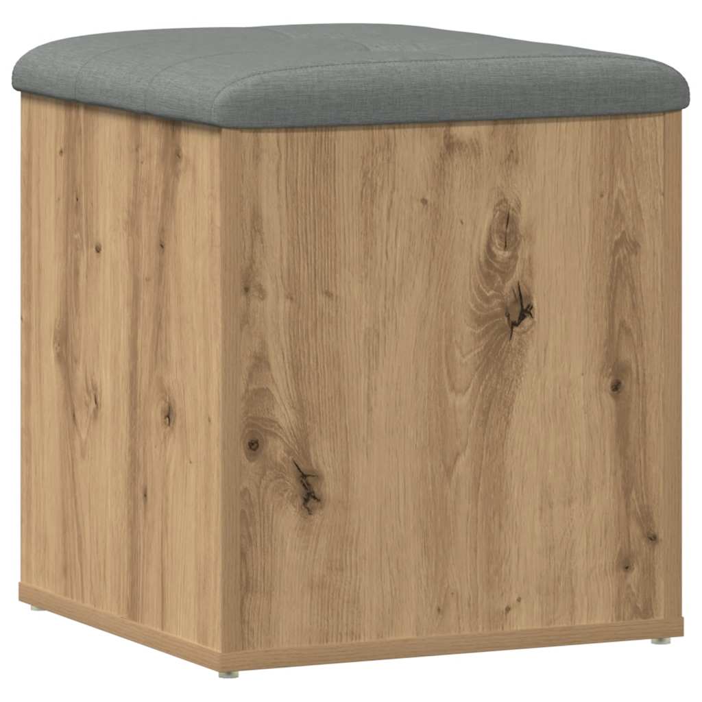 Sitzbank mit Stauraum Artisan-Eiche 42x42x45 cm Holzwerkstoff