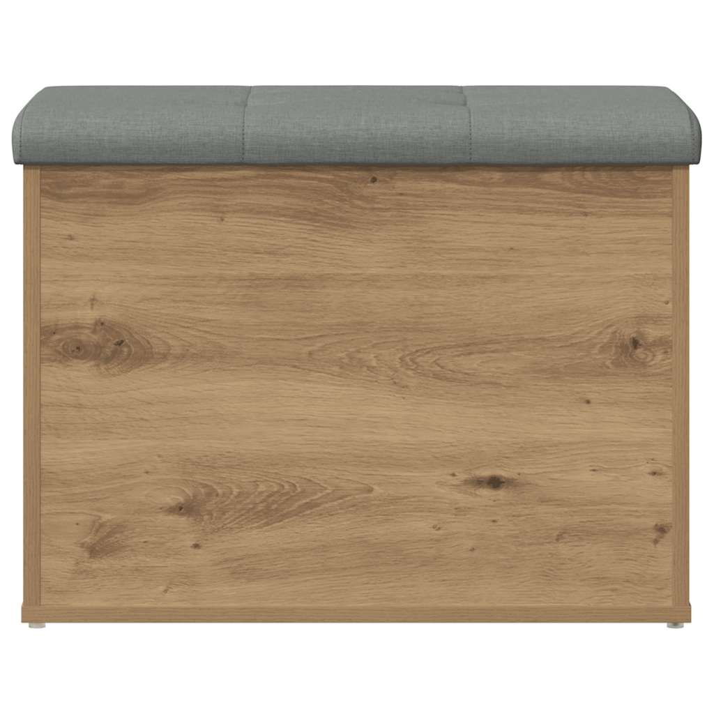 Sitzbank mit Stauraum Artisan-Eiche 62x42x45 cm Holzwerkstoff