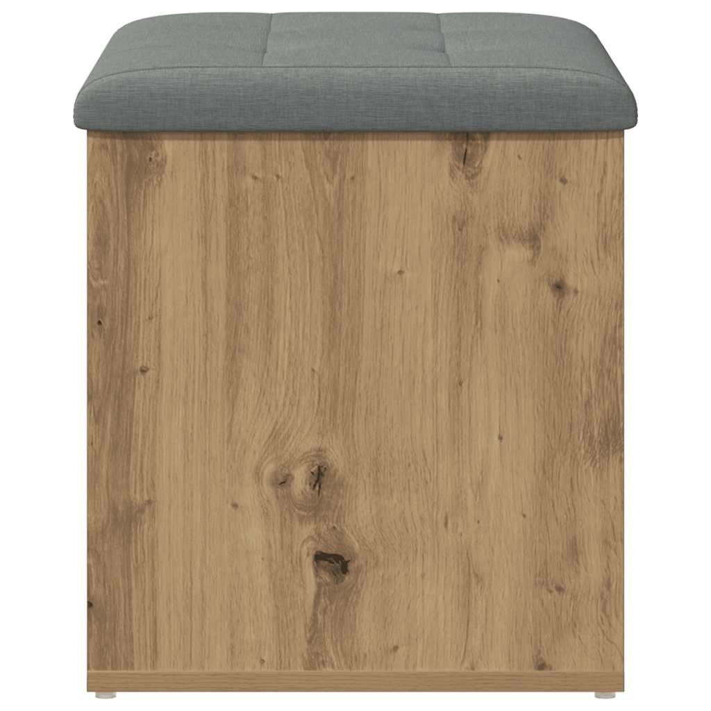 Sitzbank mit Stauraum Artisan-Eiche 62x42x45 cm Holzwerkstoff