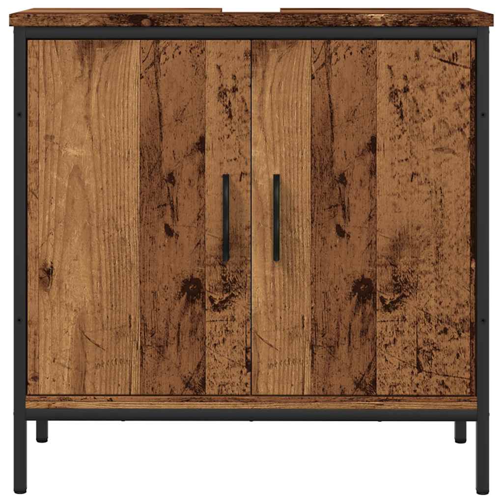 Waschbeckenunterschrank Altholz-Optik 60x30x60 cm Holzwerkstoff