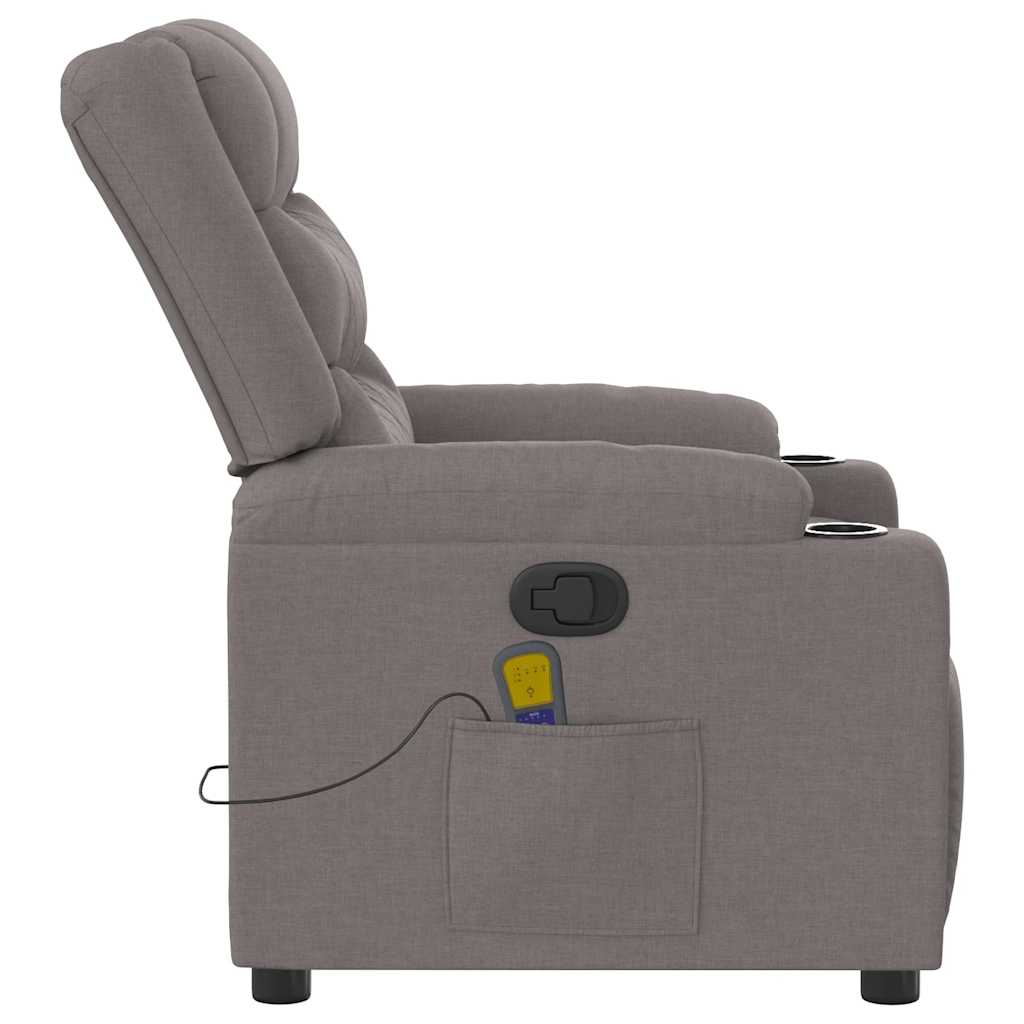 massage chair taupe fabric