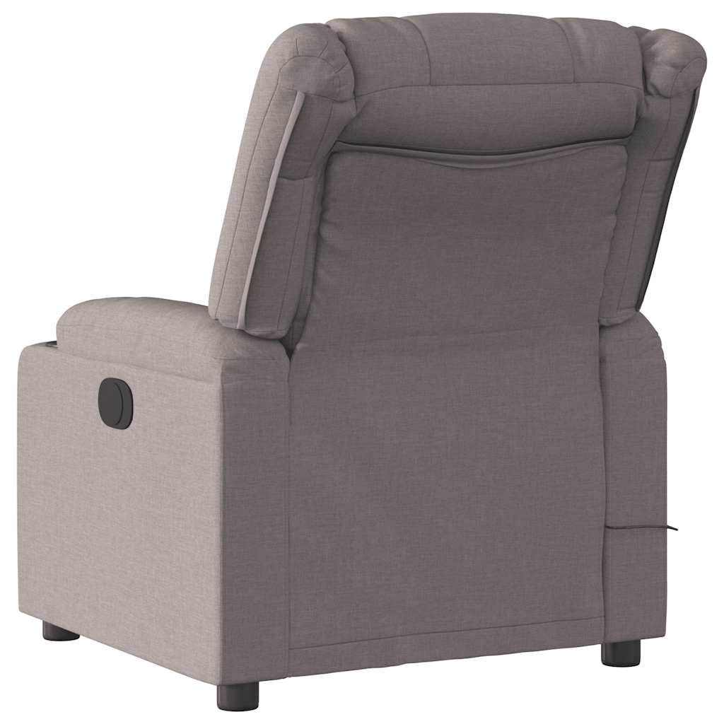 massage chair taupe fabric
