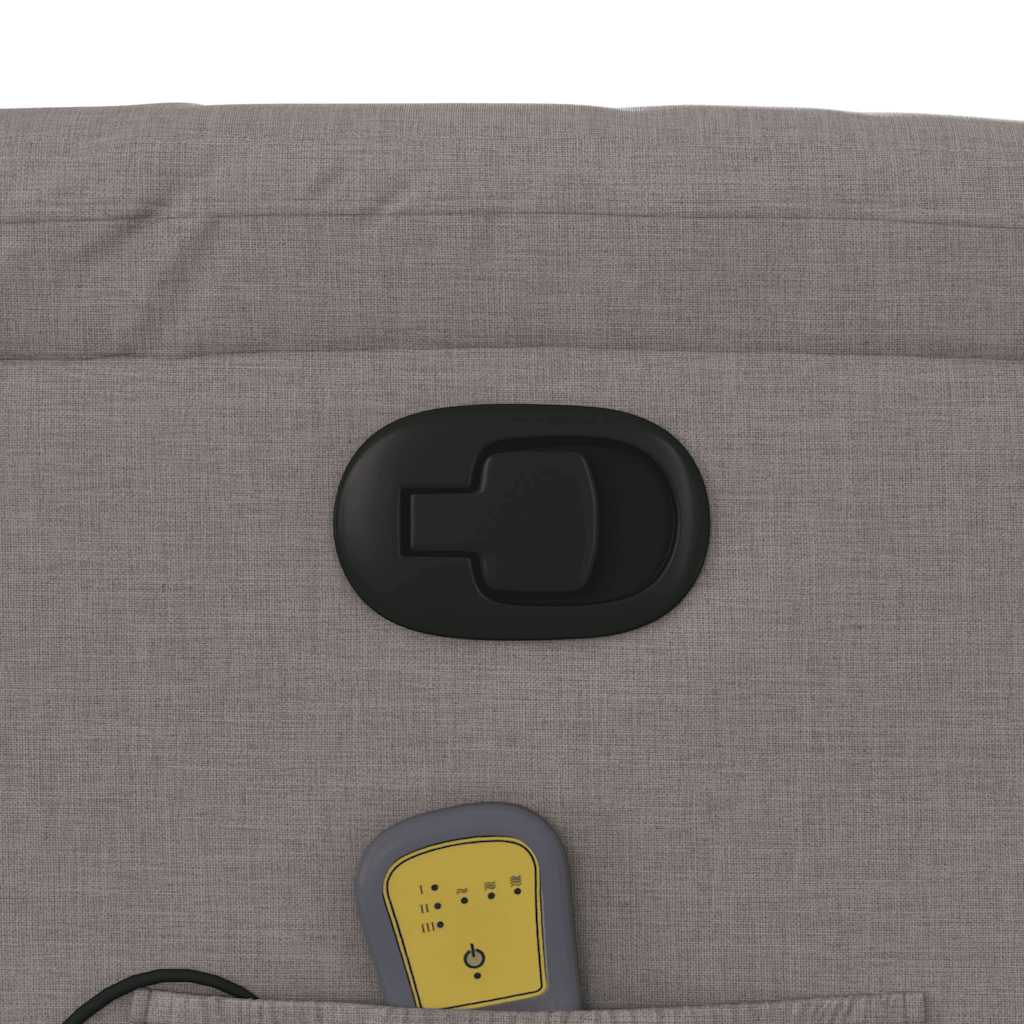 massage chair taupe fabric