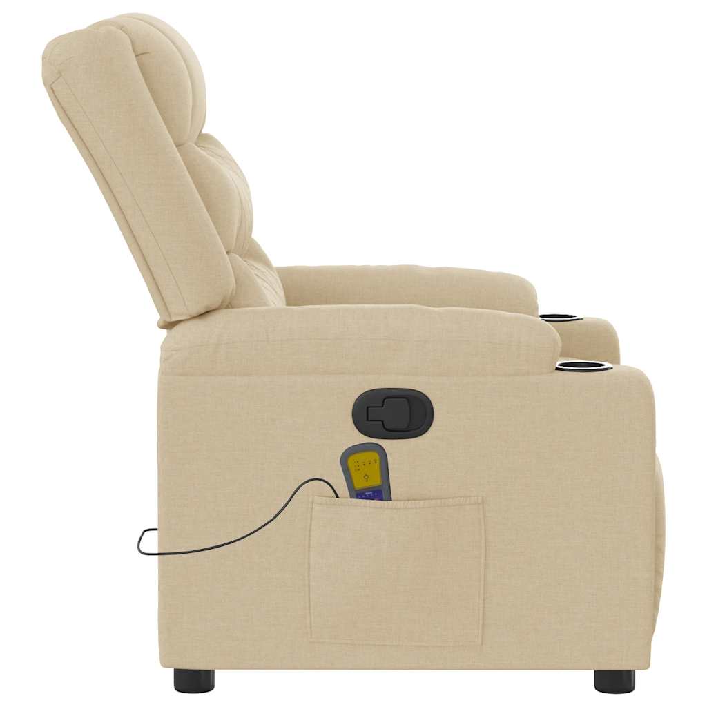 massage chair cream fabric