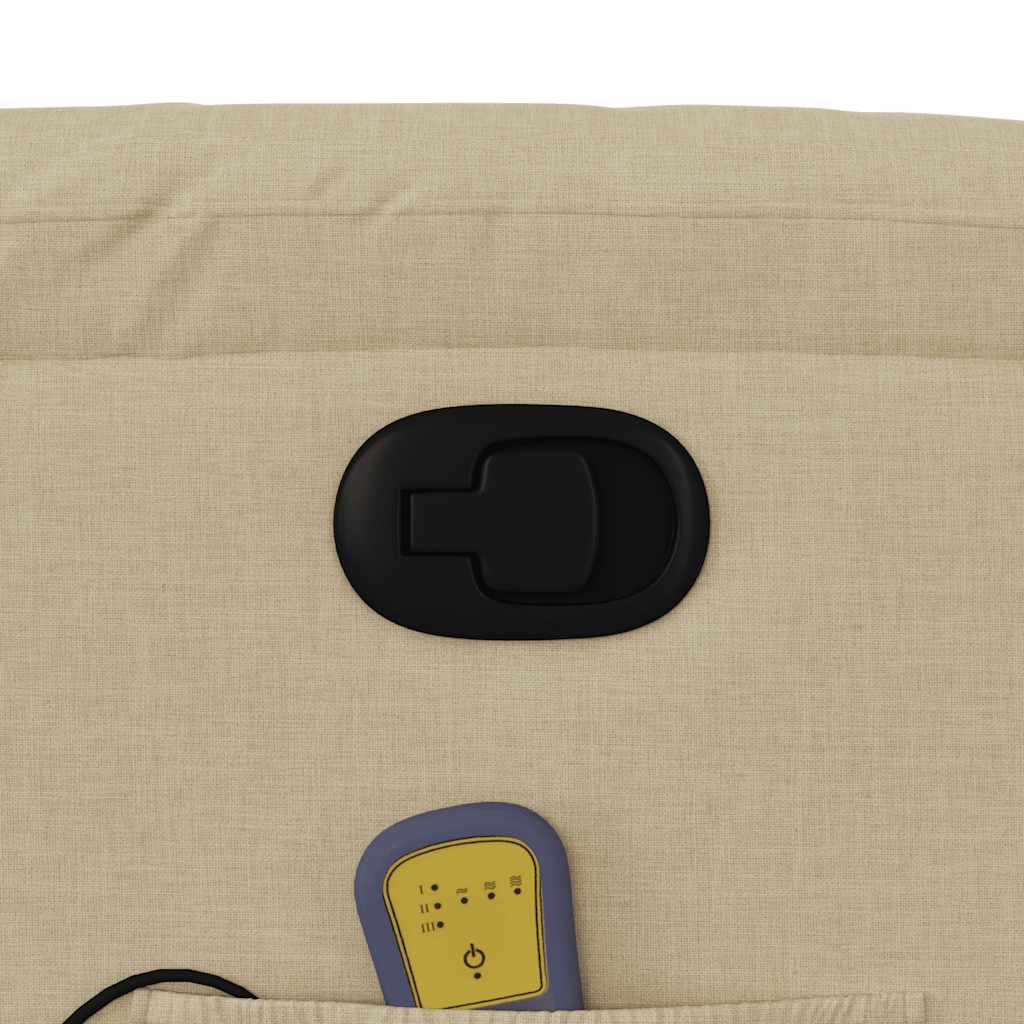 massage chair cream fabric