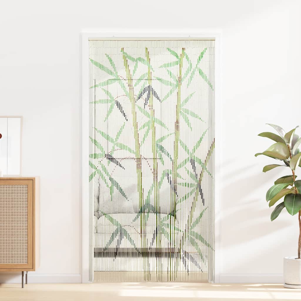 Insekten-Türvorhang Bambus Druck 100x200 cm Bambus