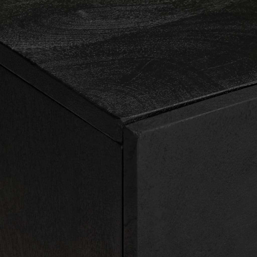 Washbasin Cabinet Black 62x33x58 cm Wood Material