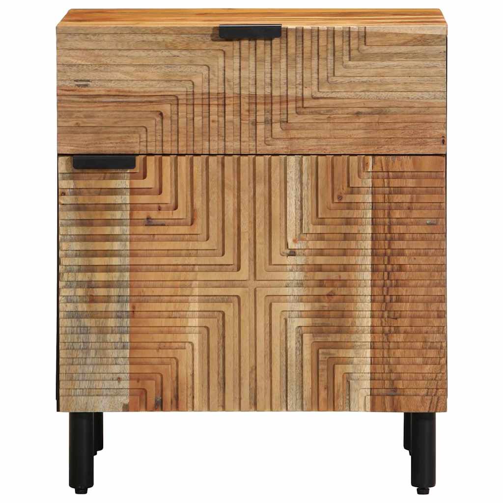 Nachttisch Braun 50 x 33 x 60 cm Akazie Massivholz