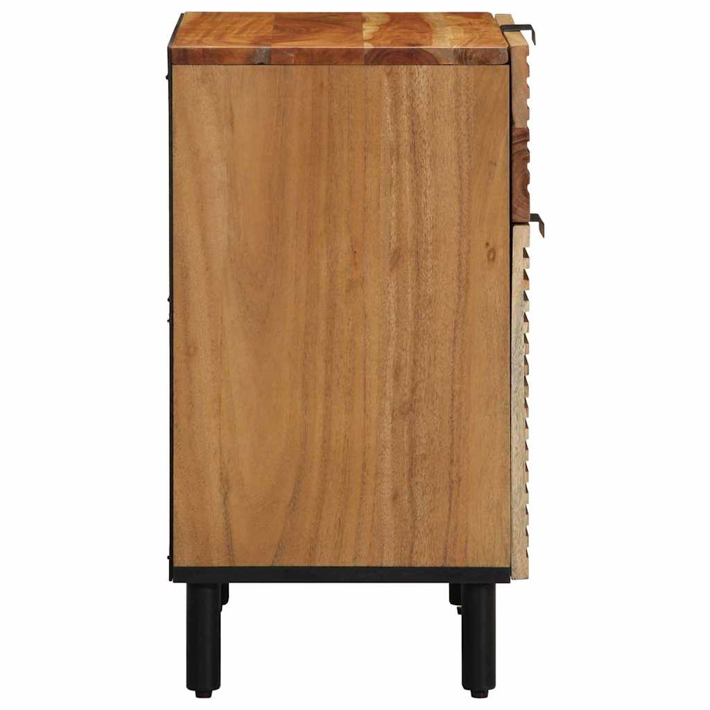 Nachttisch Braun 50 x 33 x 60 cm Akazie Massivholz