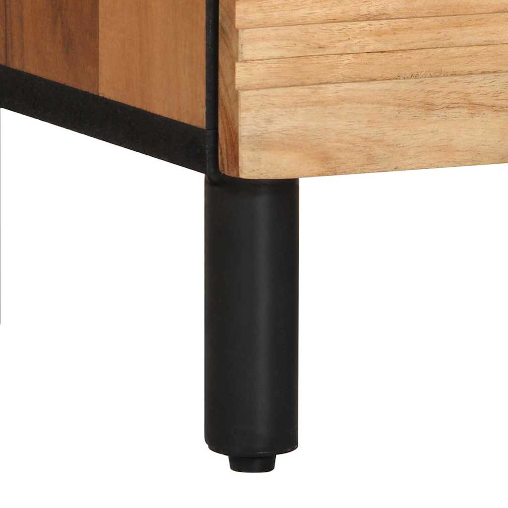 Nachttisch Braun 50 x 33 x 62 cm Akazie Massivholz