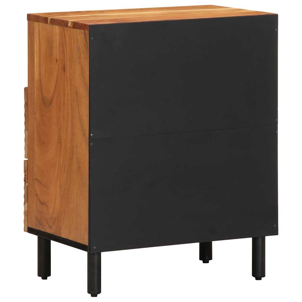 Nachttisch Braun 50 x 33 x 62 cm Akazie Massivholz