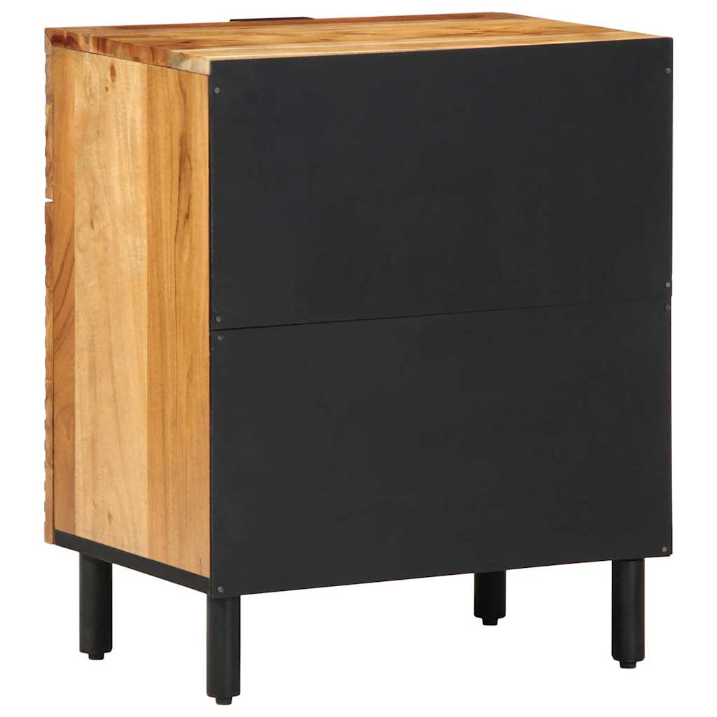 Nachttisch Braun 50 x 33 x 60 cm Akazie Massivholz