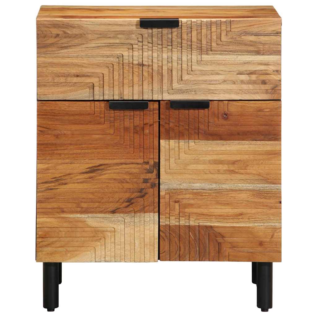 Nachttisch Braun 50 x 33 x 60 cm Akazie Massivholz