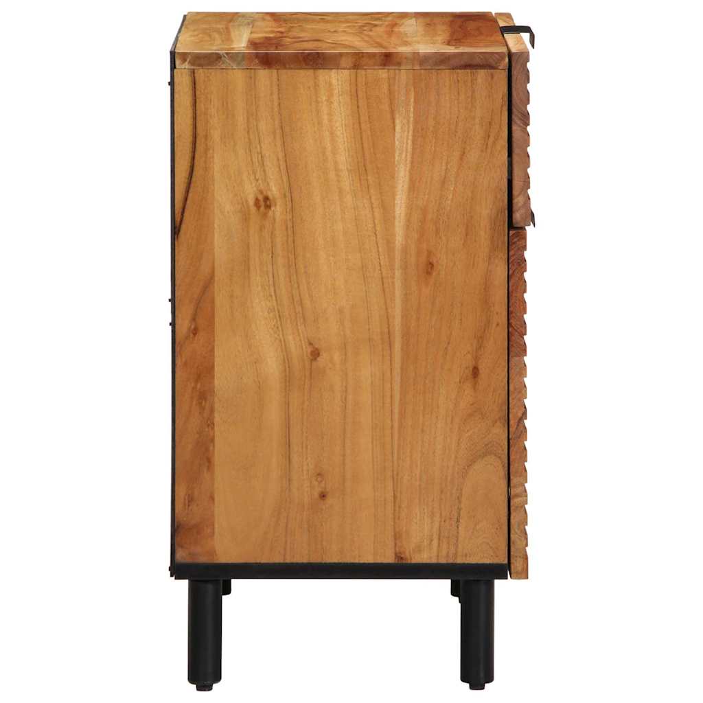 Nachttisch Braun 50 x 33 x 60 cm Akazie Massivholz