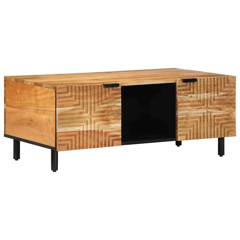 Couchtisch Braun 100 x 54 x 40 cm Akazie Massivholz