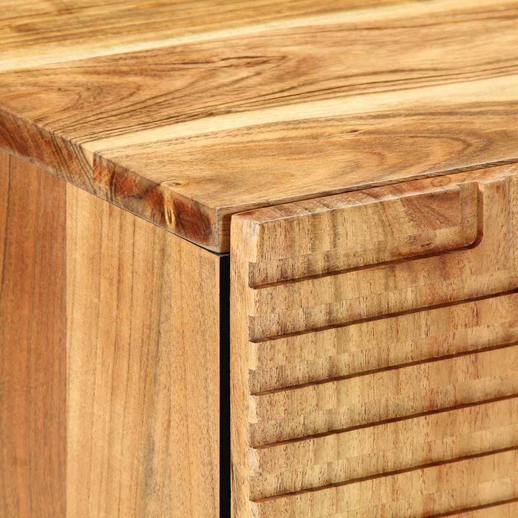 Waschbeckenschrank Braun 62 x 33 x 58 cm Massivholz Akazie