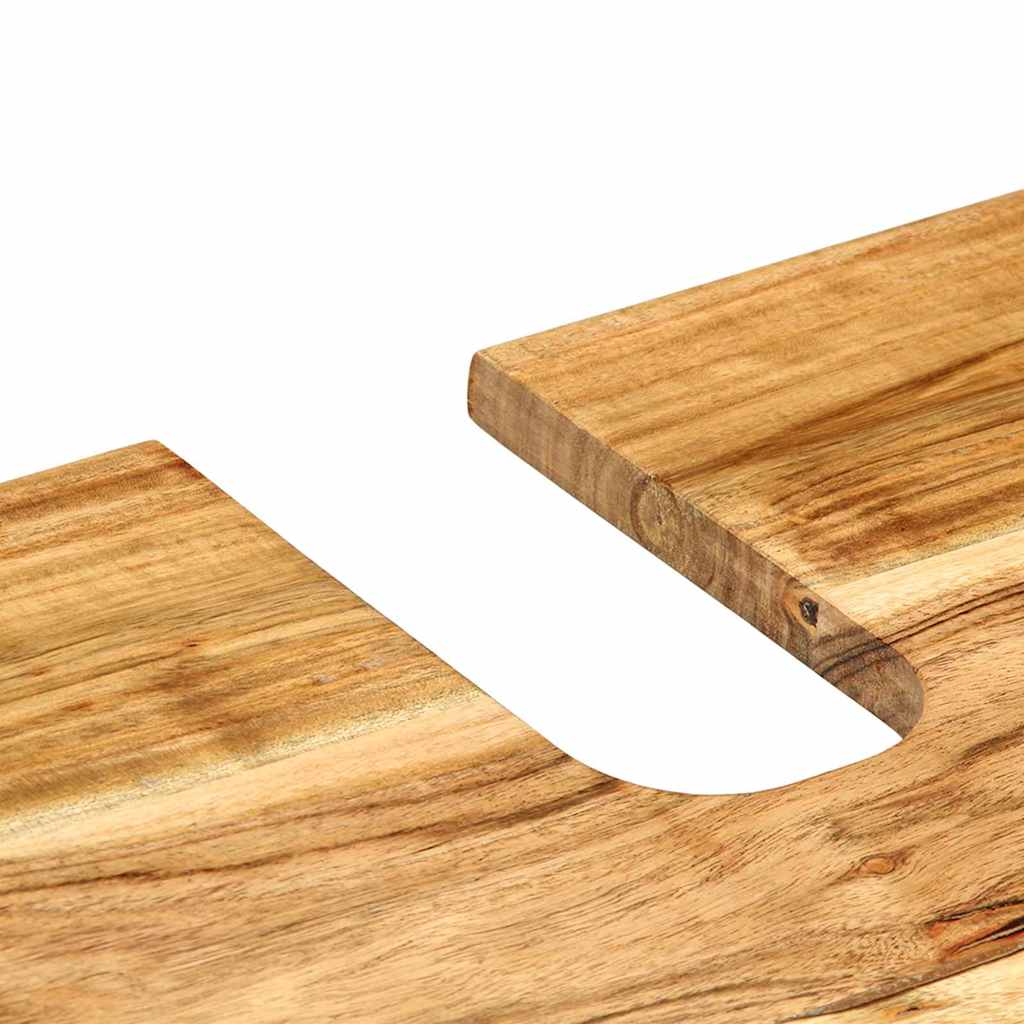 Waschbeckenschrank Braun 62 x 33 x 58 cm Massivholz Akazie