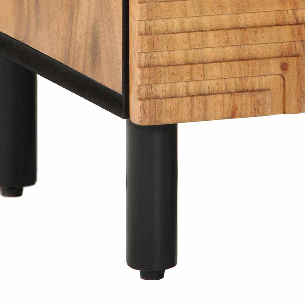 Waschbeckenschrank Braun 62 x 33 x 58 cm Massivholz Akazie