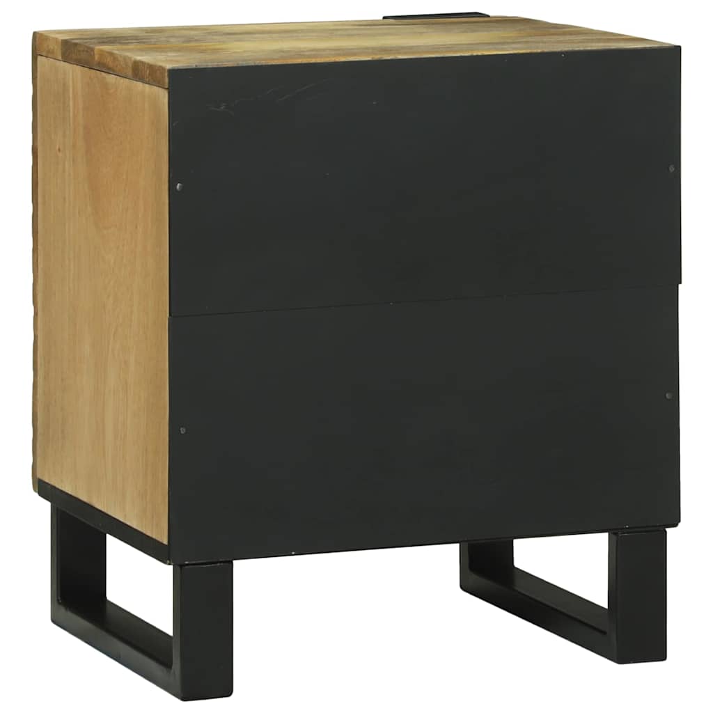 Nachttische Braun und Schwarz 40 x 33.5 x 46 cm