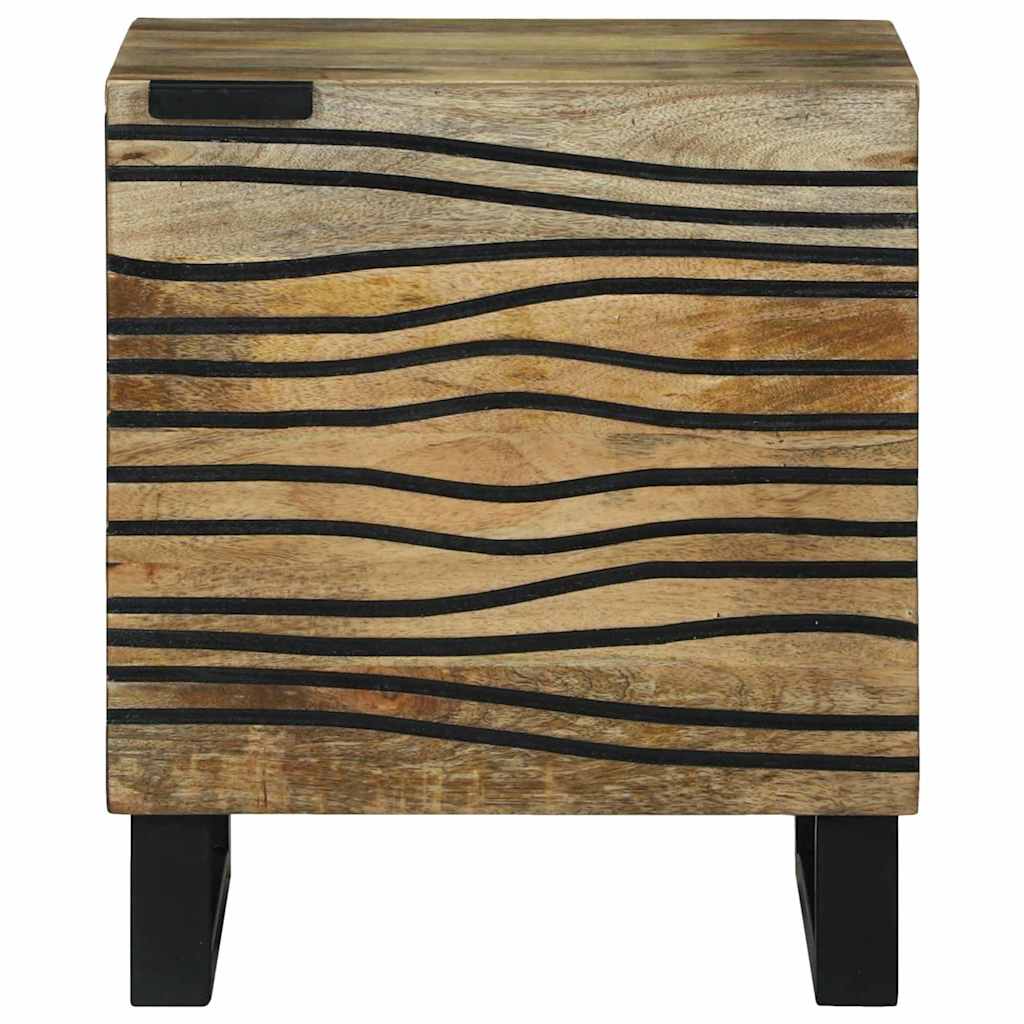 Nachttische Braun und Schwarz 40 x 33.5 x 46 cm