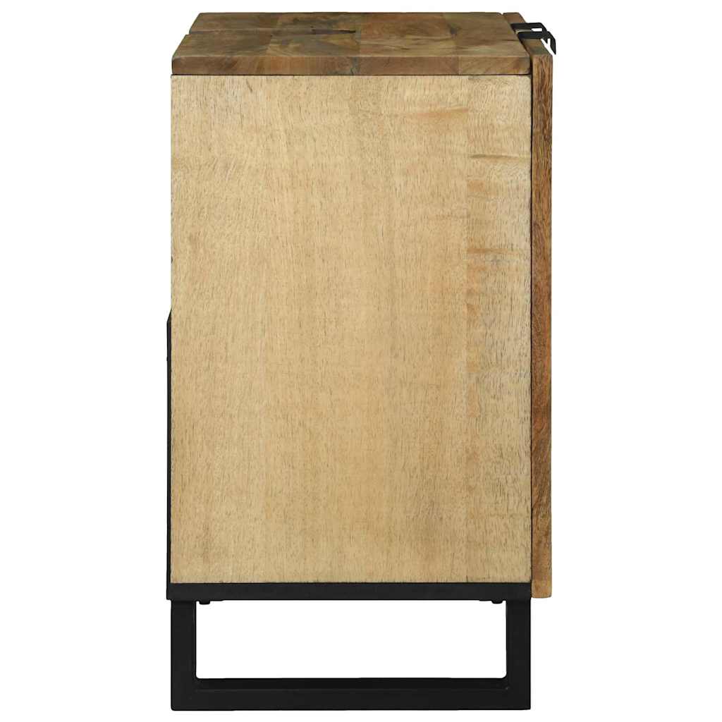 Waschbeckenschrank mit Regal Braun, Schwarz 62 x 33 x 58 cm