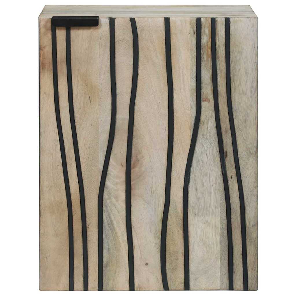 Spülenschrank mit Regal Wandmontiert Braun 38 x 33,5 x 48 cm
