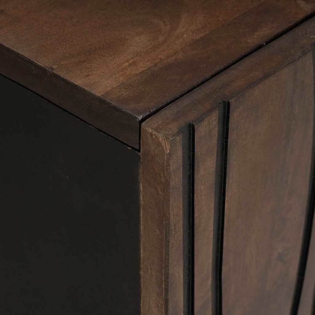 Sideboard Braun 60 x 33.5 x 75 cm Massivholz Mango
