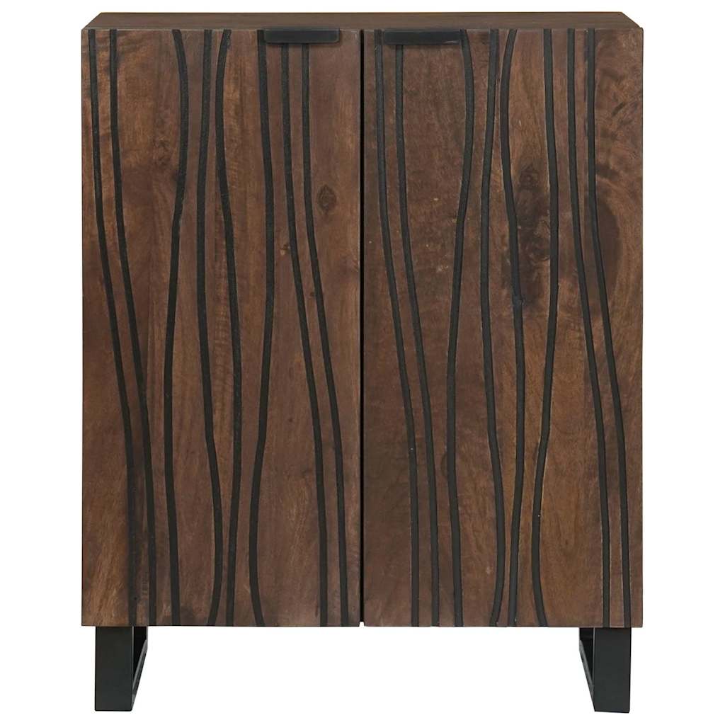 Sideboard Braun 60 x 33.5 x 75 cm Massivholz Mango