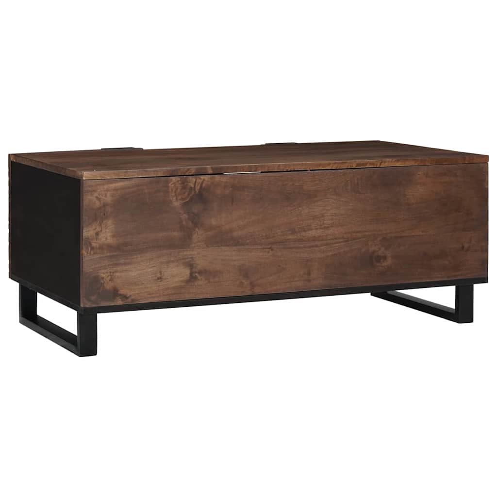 Couchtisch Braun und Schwarz 100 x 54 x 40 cm