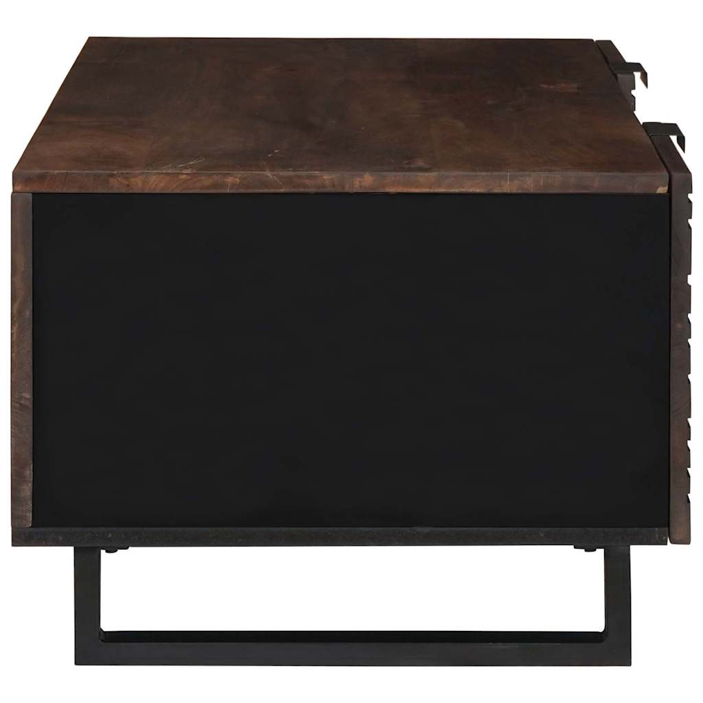 Couchtisch Braun und Schwarz 100 x 54 x 40 cm