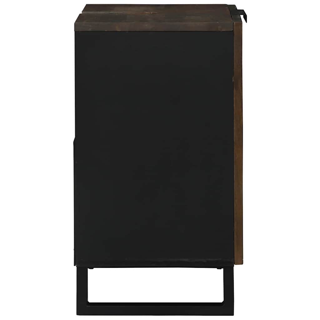 Waschbeckenschrank mit Regal Braun, Schwarz 62 x 33 x 58 cm