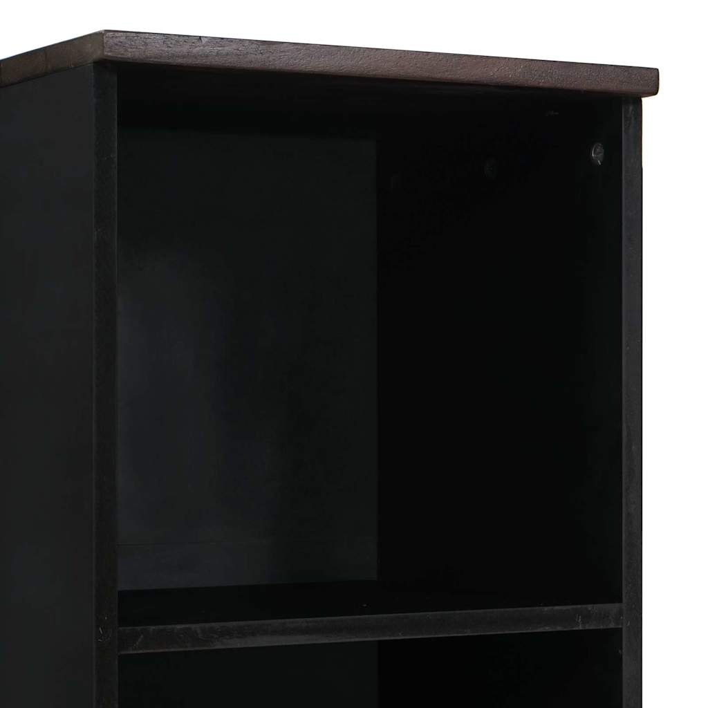 Badezimmer Schrank Braun 38 x 33 x 160 cm Massivholz Mango