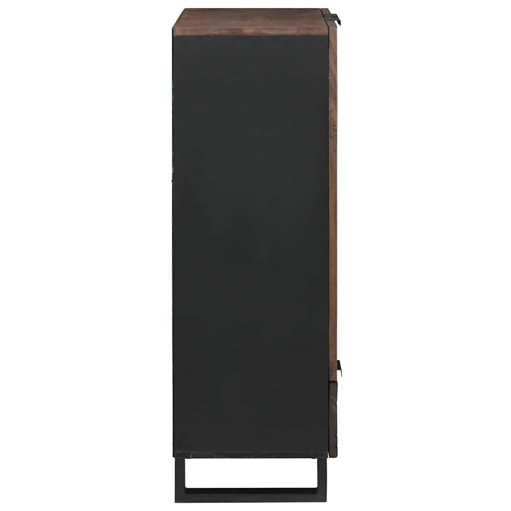 Hochboard Braun 60 x 33 x 100 cm massives Mangoholz