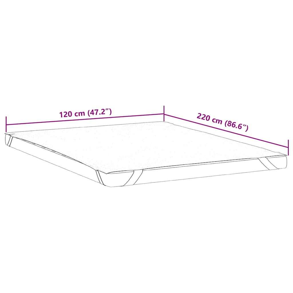 Mattress Protector White 120x220 cm Waterproof