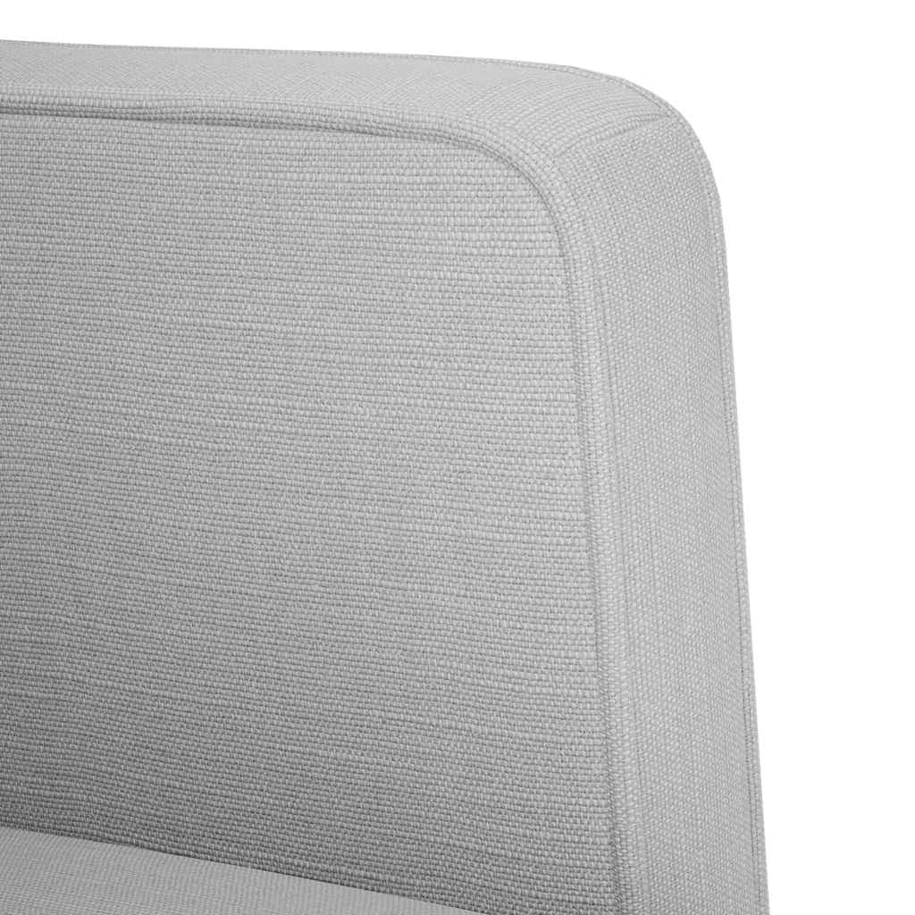 Armchair with armrests Cloud Grey 53 cm fabric