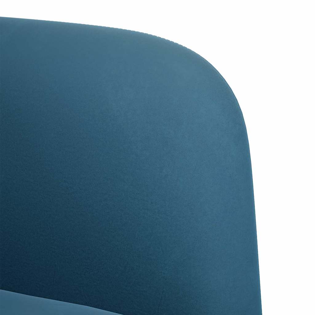 Armchair with Armrests Blue 54 cm Velvet