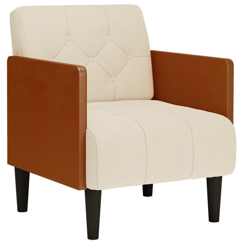 Sessel mit Armlehnen 55 cm Leinen