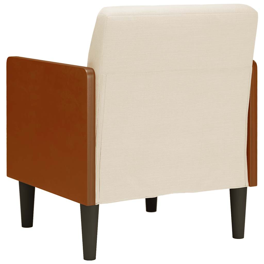Armchair with armrests 55 cm linen