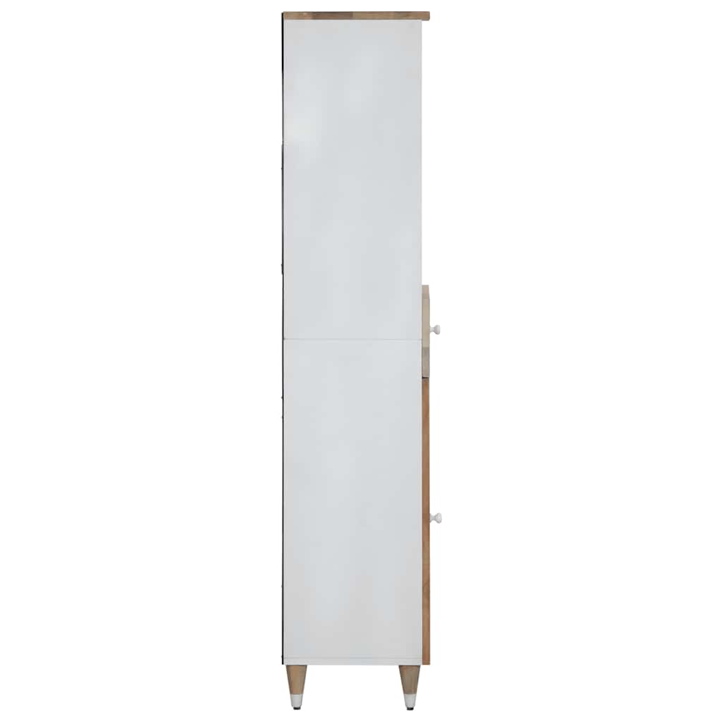 Bathroom Cabinet 38x33.5x160 cm Solid Mango Wood