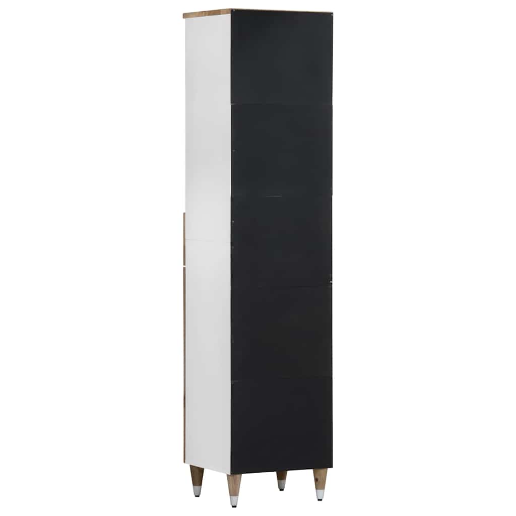 Bathroom Cabinet 38x33.5x160 cm Solid Mango Wood