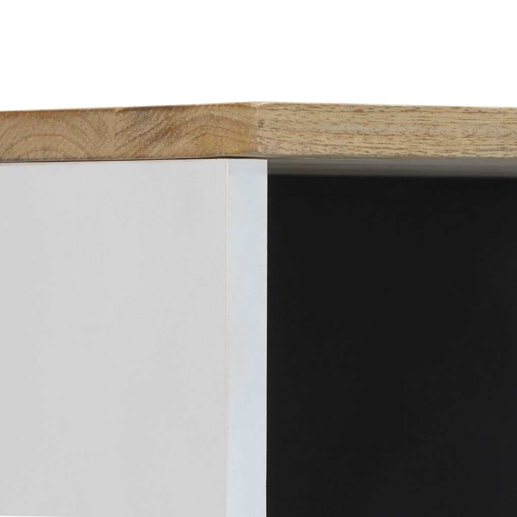Bathroom Cabinet 38x33.5x160 cm Solid Mango Wood