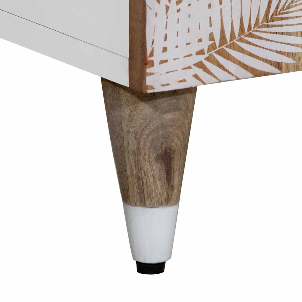 Bathroom Cabinet 38x33.5x160 cm Solid Mango Wood